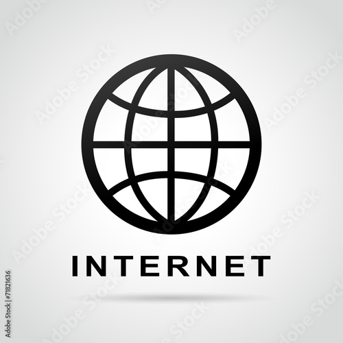 internet globe icon