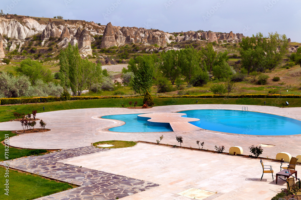 Fototapeta premium pool Turkey. Goreme park.