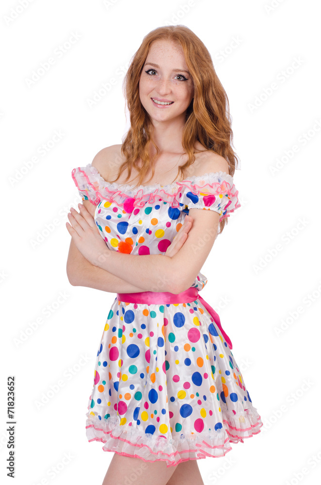 Young woman in fashion concept Young woman in fashion concept