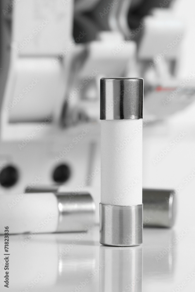 Cylinder Fuse with Fuse Holder Background Cylinder Fuse with Fuse Holder Background