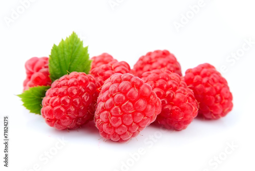 Raspberry fruits