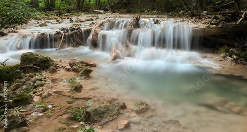 Details of Beusnita stream in Beusnita Natural Park