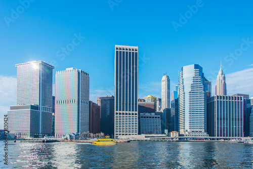 Panorama of downtown Manhattan #71830424
