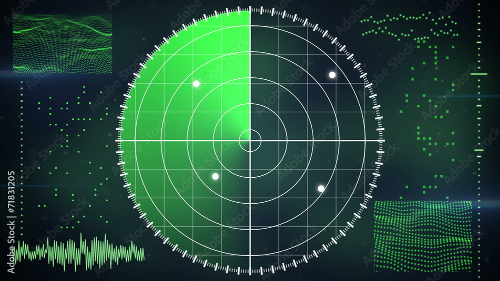radar screen loopable technology background radar screen loopable technology background