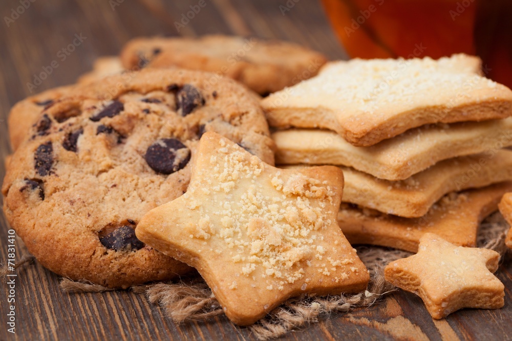Star and american cookies