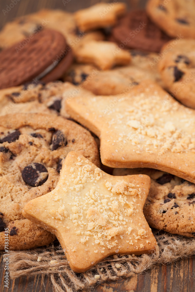 Star and american cookies Star and american cookies