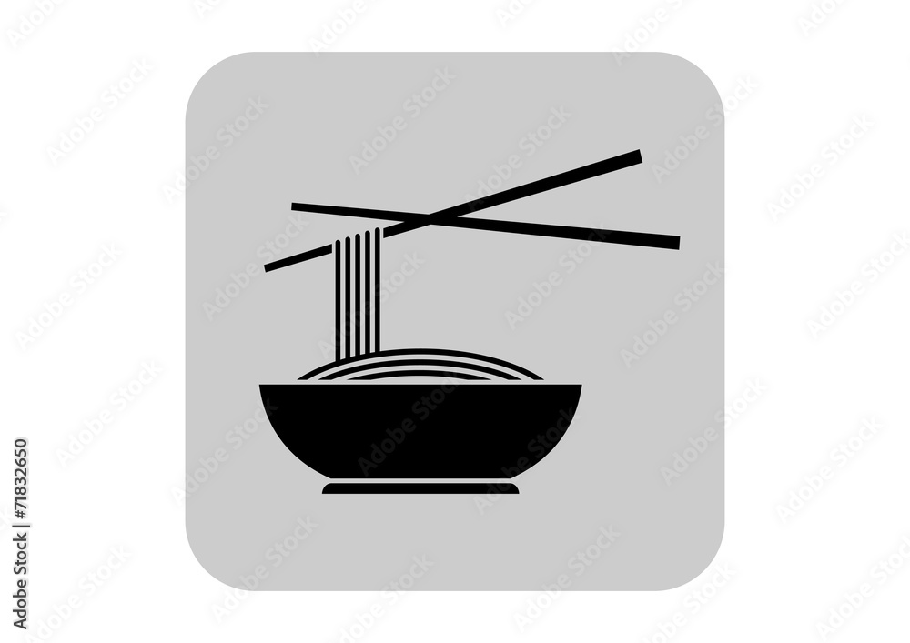 Noodles vector icon