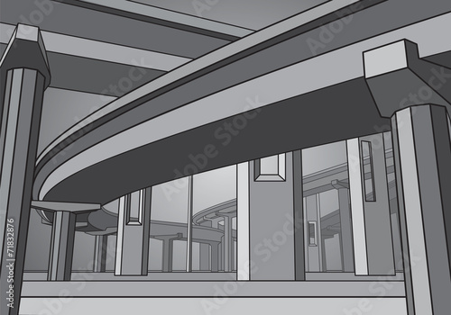 Vector overpass, vector bridge, automotive isolation, design