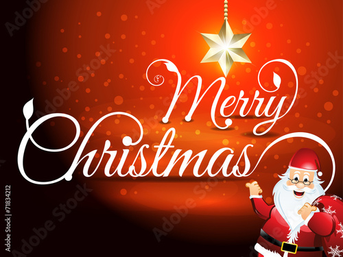 merry christmas font background