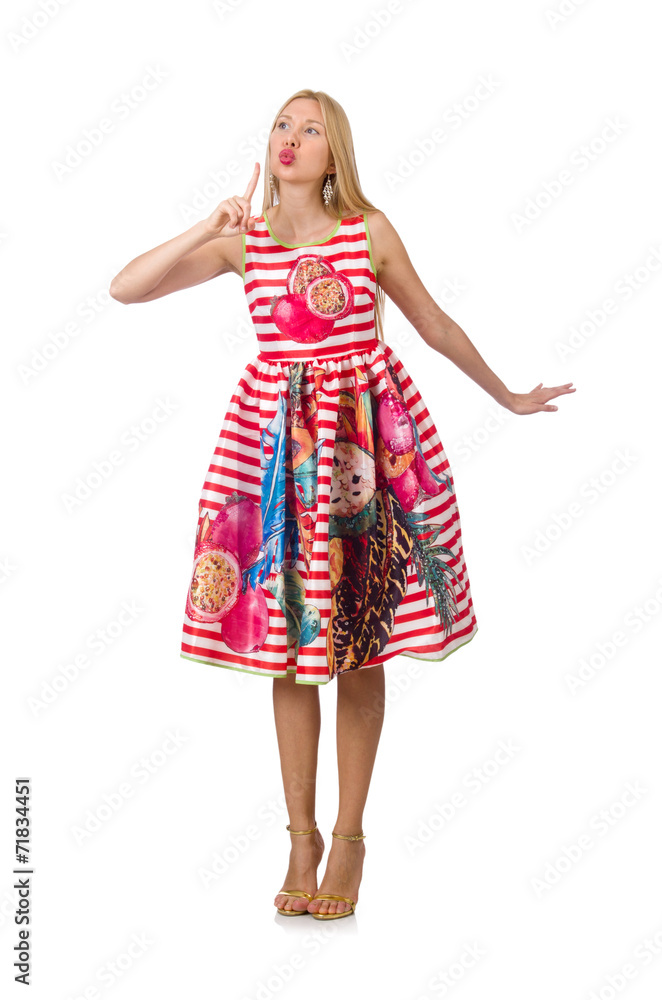 Young woman in fashion concept Young woman in fashion concept
