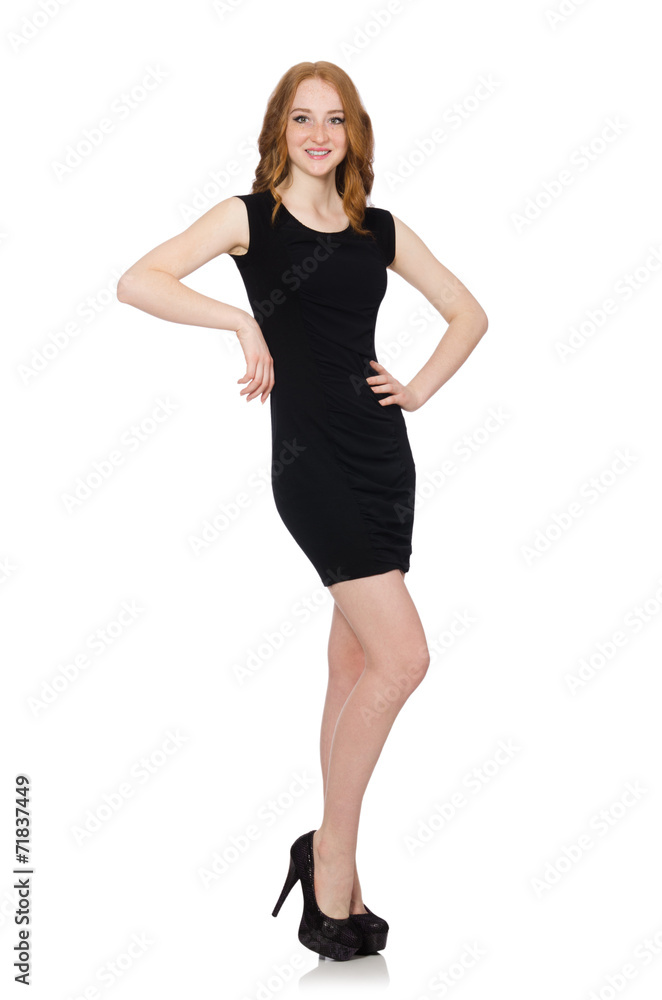 Fototapeta premium Young woman in fashion concept