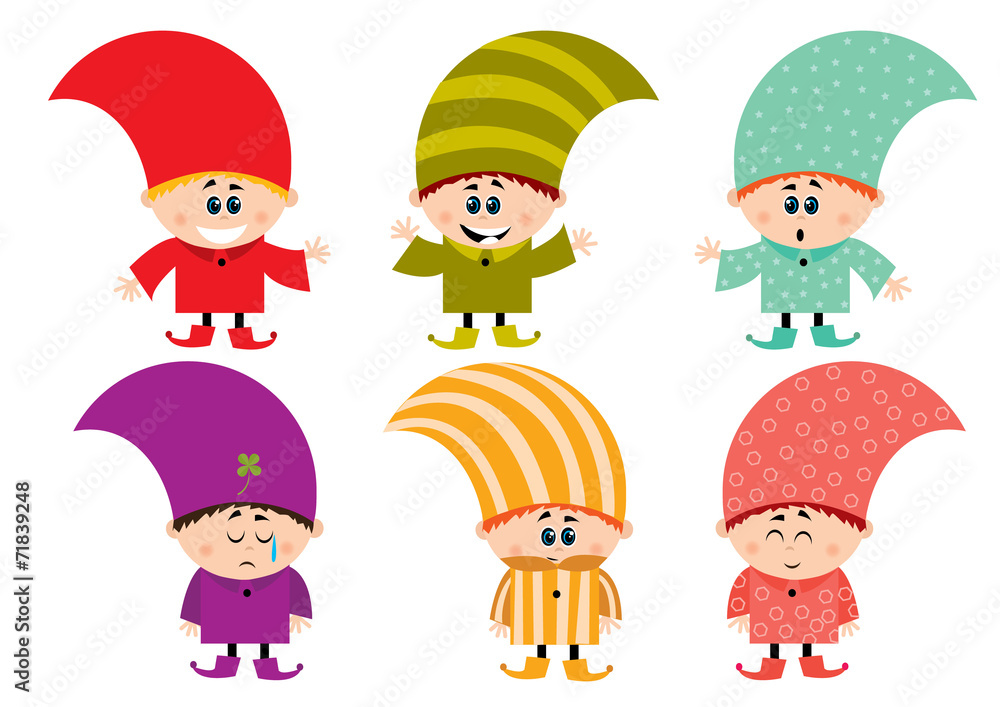 krasnoludki,mikołajki,elfy Stock Vector | Adobe Stock