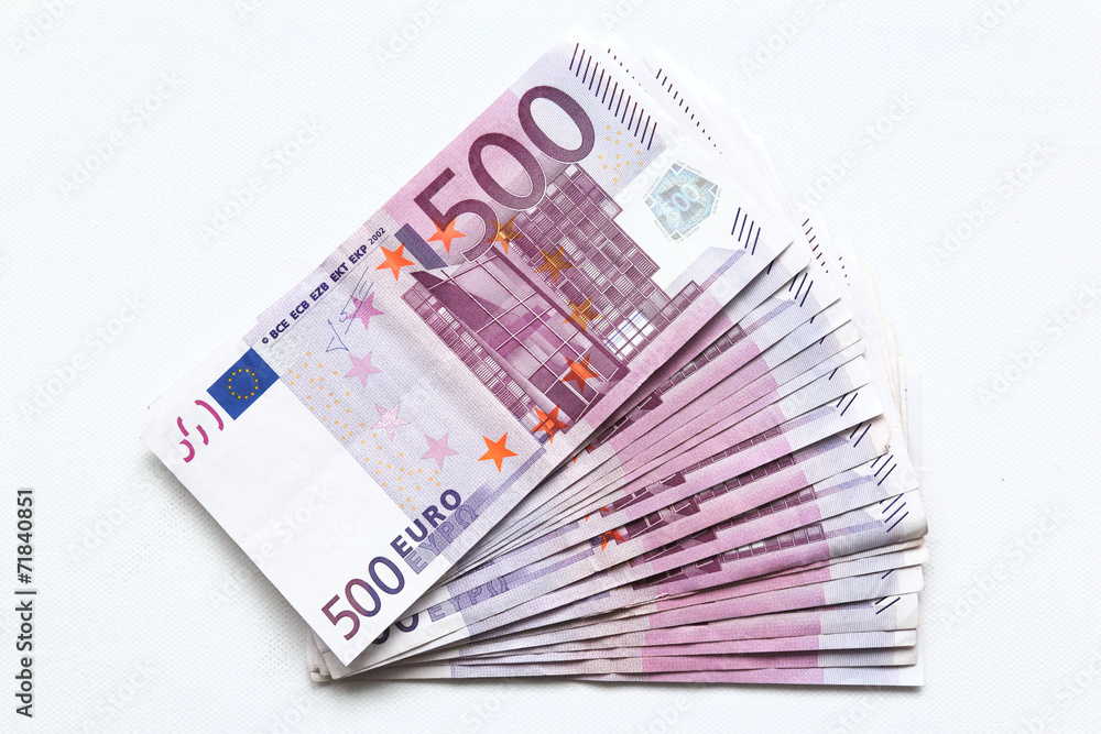 Fünfhundert Euro, Scheine Fünfhundert Euro, Scheine
