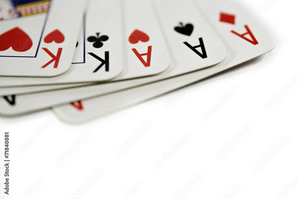 Obraz premium Playing cards