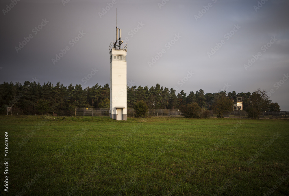 Wachturm an der ehemaligen Grenze  DDR 