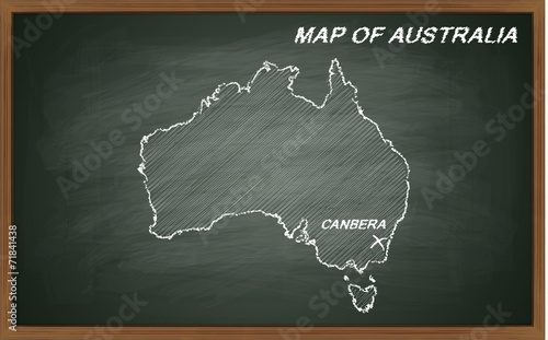 map of Australia