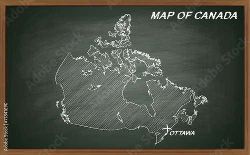 map of Canada