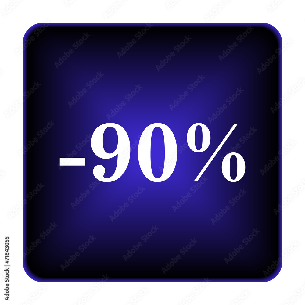 90 percent discount icon 90 percent discount icon