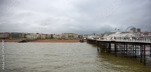 Brighton Pier Under Cloudy Skies © XtravaganT