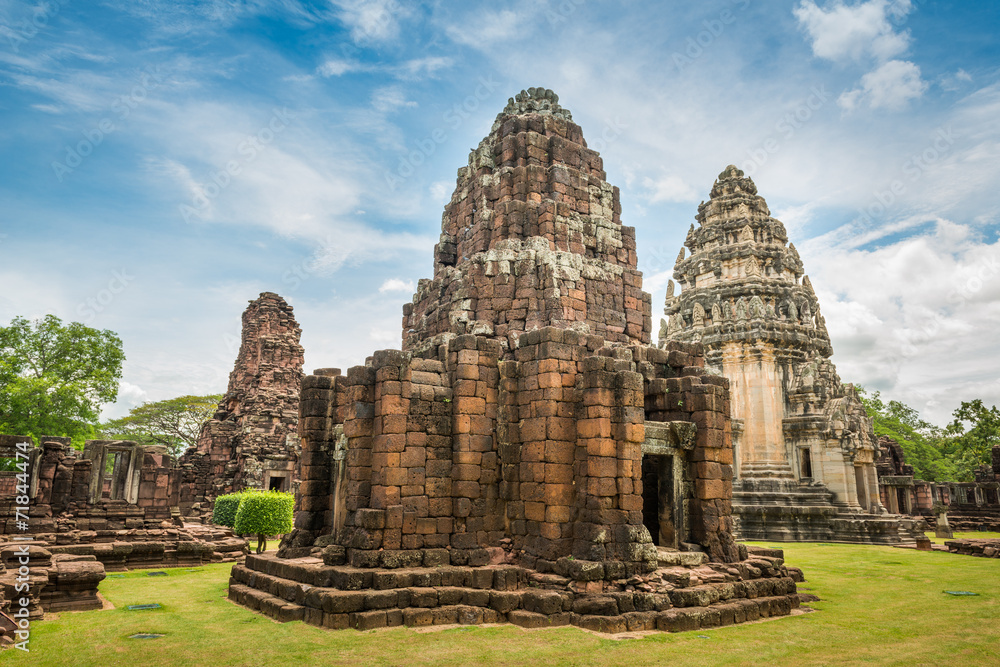 historic Prasat Hin Phimai Castle at Nakhon Ratchasima Province,