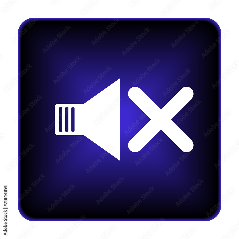 Obraz premium No sound icon