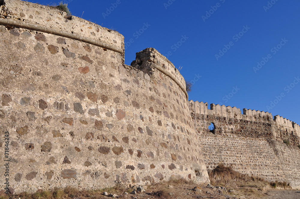 Castle of Antimachias village in Kos island Greece