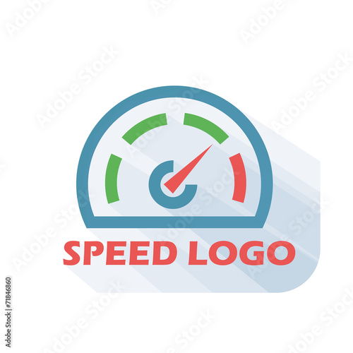 Speed logo, speed icon