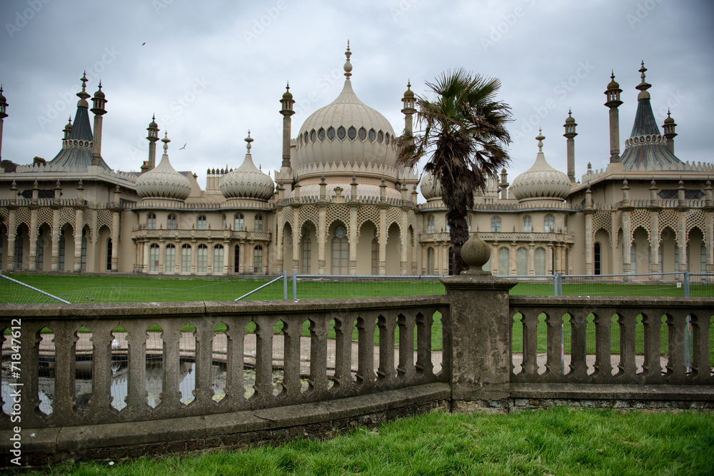 The external facade of the Brighton Royal Pavilion