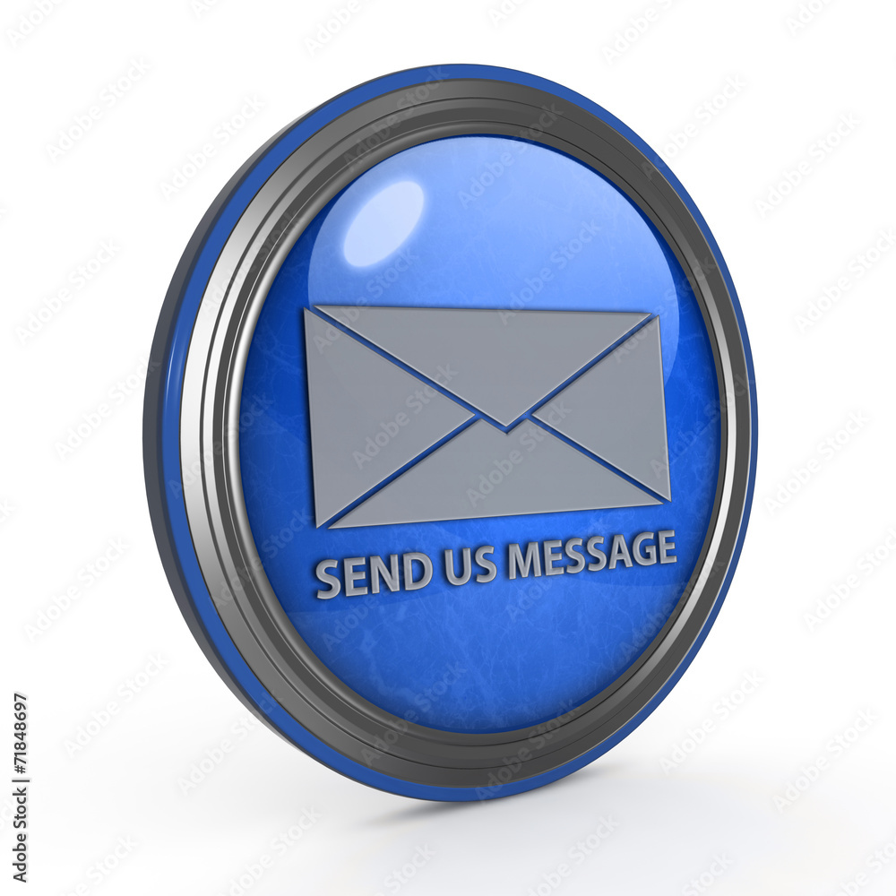 send circular icon on white background send circular icon on white background