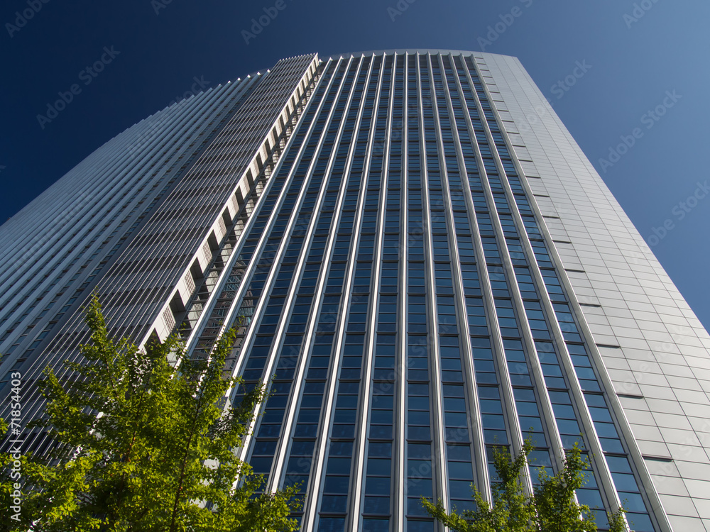 Obraz premium Dynamic skyscraper in Frankfurt, Germany