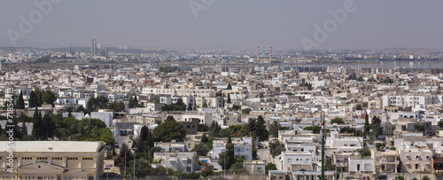 Tunis-Tunisia Capital city panorama 07/18/2014 photo