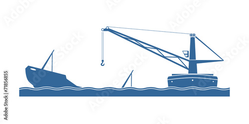 Salvaging a sunken ship