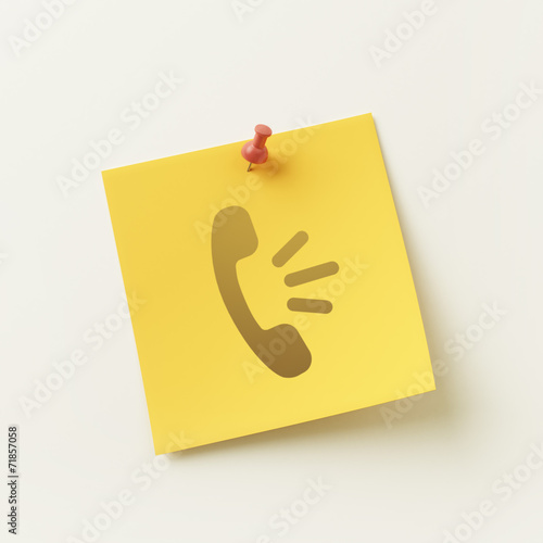 Sticky Note Concept Icon