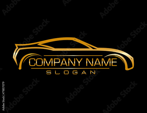 Design car company black background