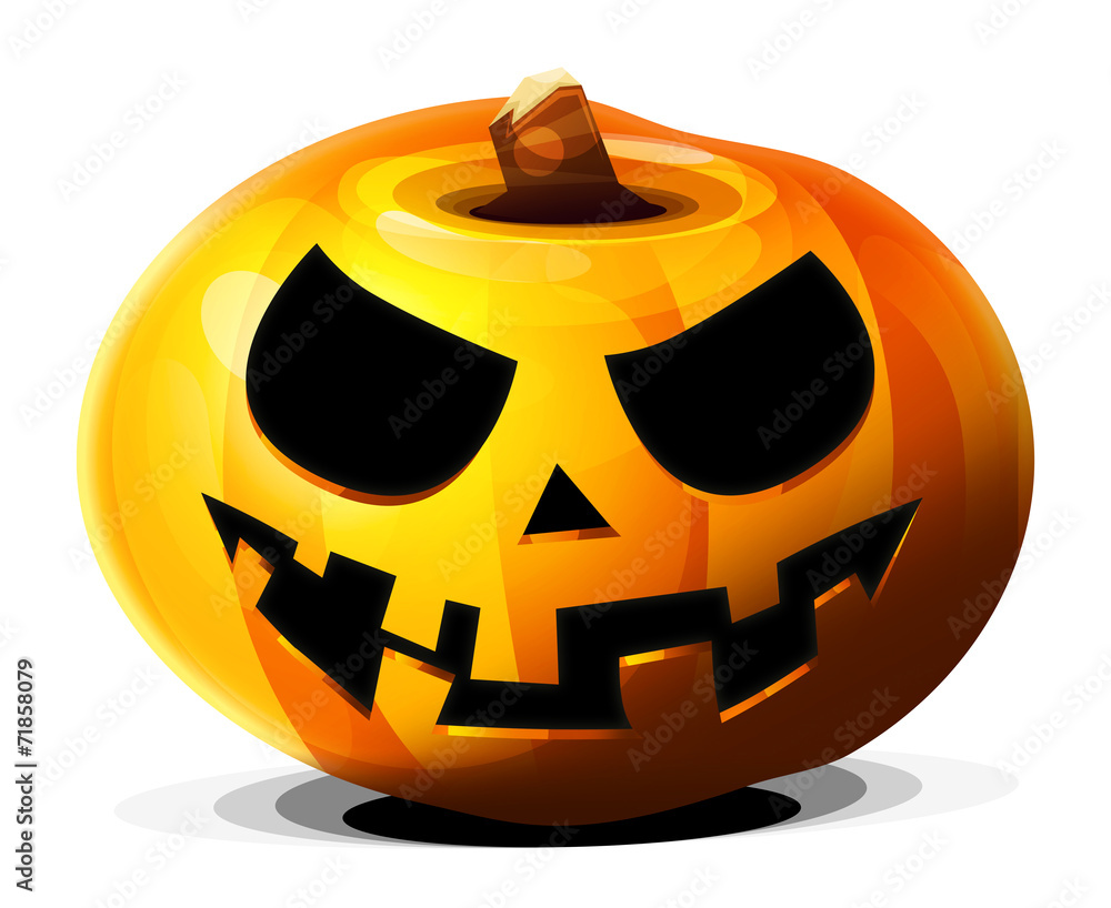 Pumpkin Halloween - obrazy, fototapety, plakaty 