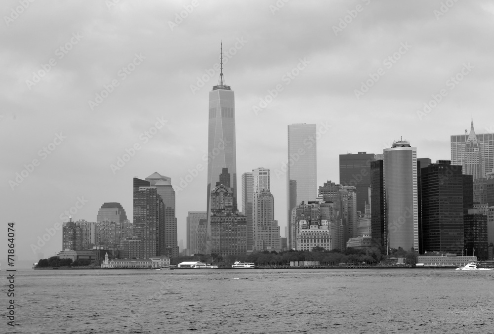 Obraz premium View of Downtown Manhattan, New York