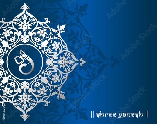 Ganesha, wedding card, royal Rajasthan, India