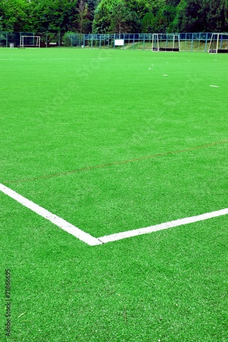 Synthetic Soccer or Footbal Field © Alex