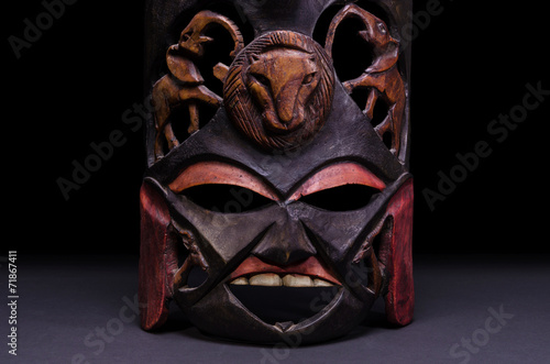 African wooden mask