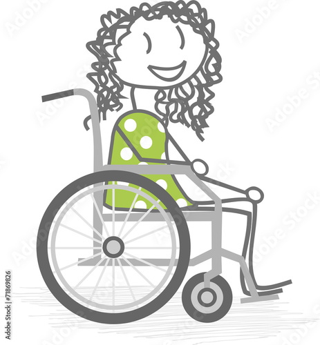 malade en fauteuil roulant