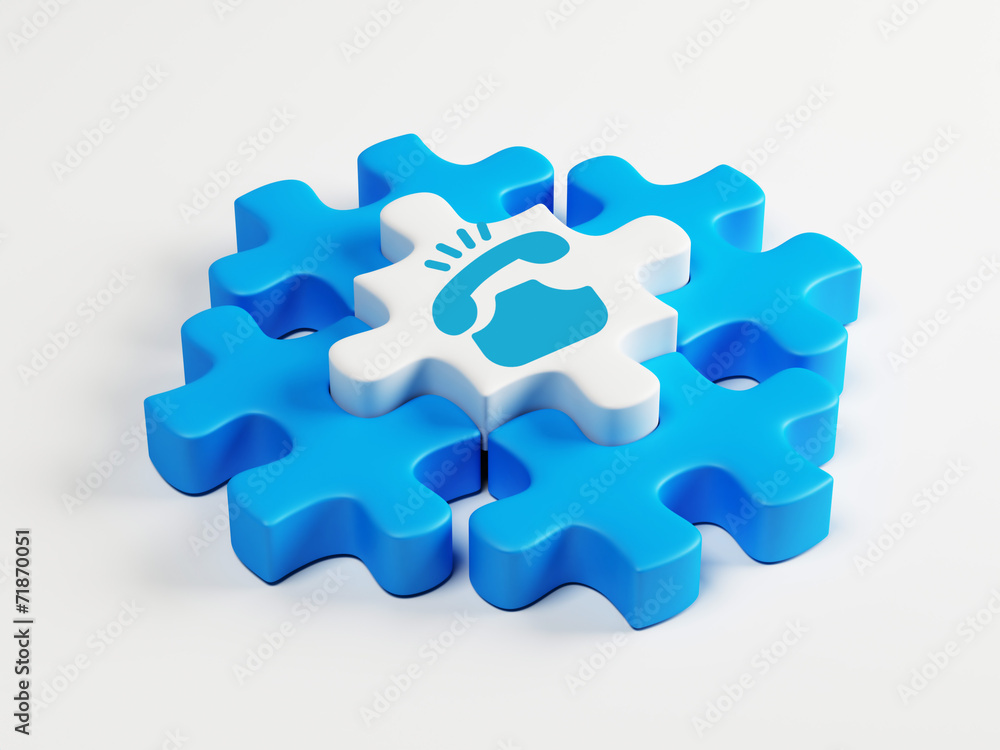 Puzzle Contact Icon Puzzle Contact Icon