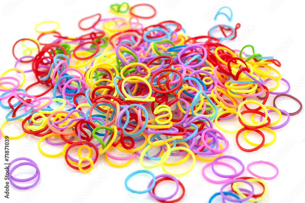 Fototapeta premium Bransoletka z tęczowego krosna