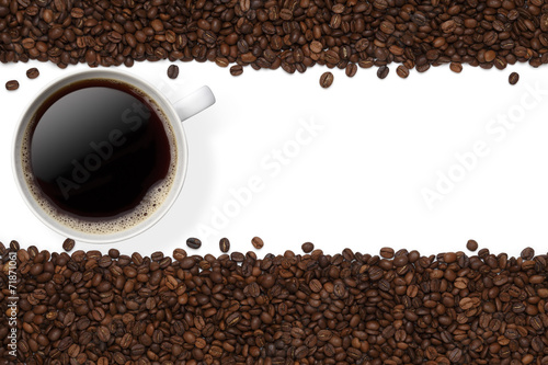 Fototapeta Naklejka Na Ścianę i Meble -  Coffee frame