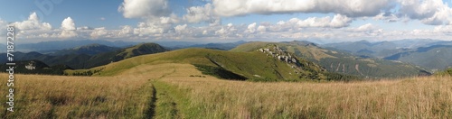 North view of Ostredok mountain in Velka Fatra mountains