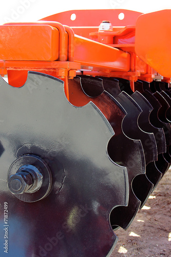Принти на полотні Disc harrow