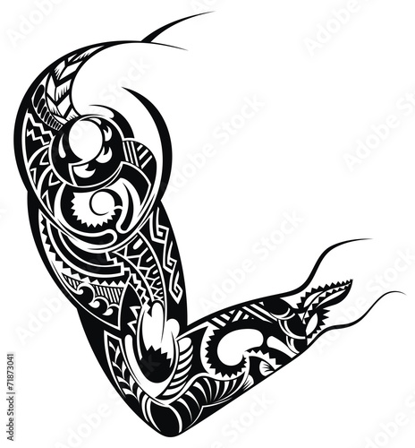 Tattoo design for a shoulder