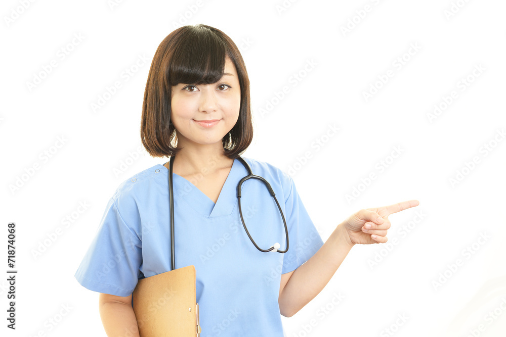 笑顔の女医 笑顔の女医