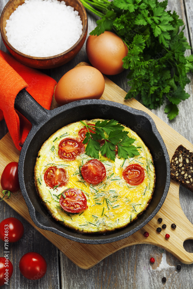 Scrambled eggs with tomatoes Scrambled eggs with tomatoes
