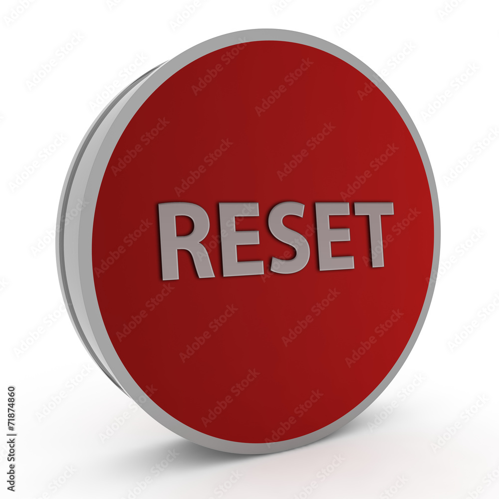 reset circular icon on white background reset circular icon on white background