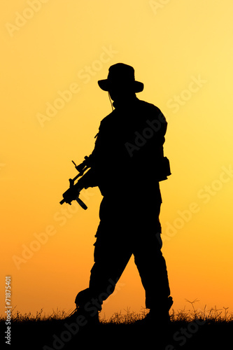 Soldier silhouette